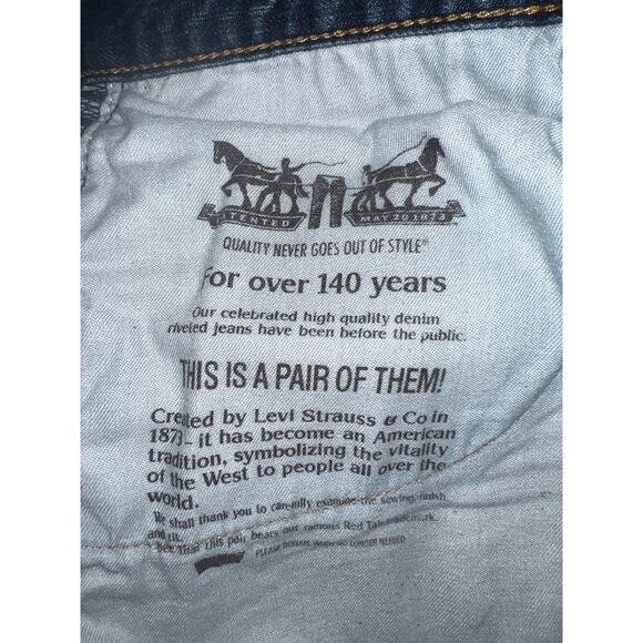 Levi’s 569 Loose Straight Men’s Jeans Size 38x30 (Measured Inseam 28” Blue Denim - Picture 5 of 12